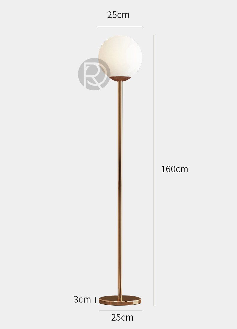 GLOBE by Romatti floor lamp