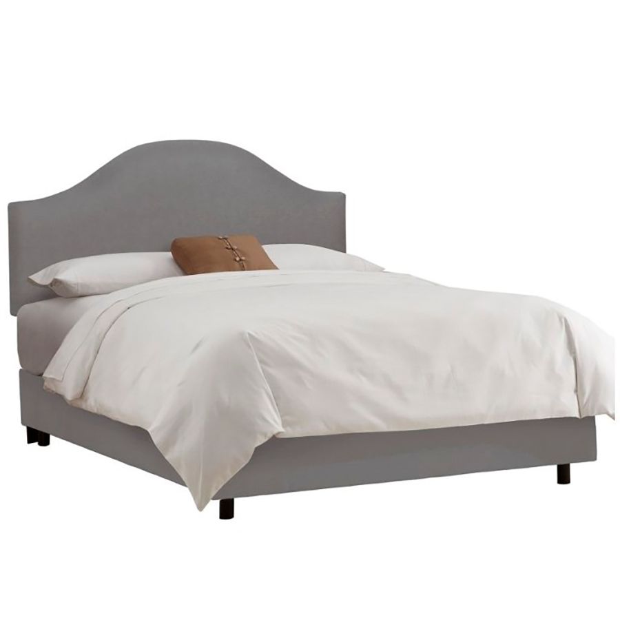 Double bed 160x200 grey Libby Gray