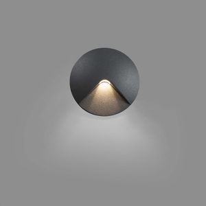 Recessed street lamp Uve dark grey 70397