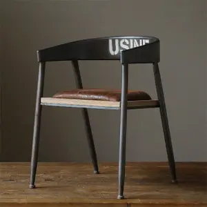 Дизайнерский стул на металлокаркасе в стиле Лофт USINE by Romatti