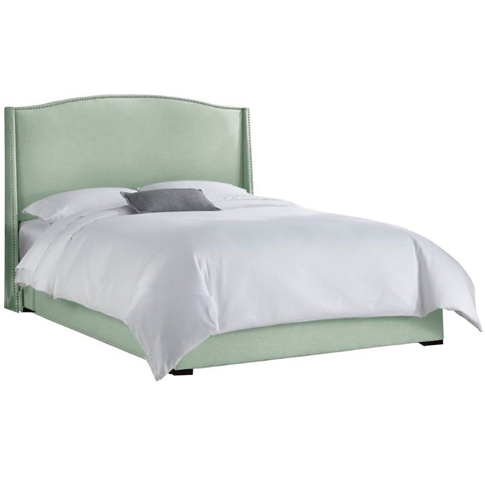 Double Bed 180x200 Green Cole Wingback Mint