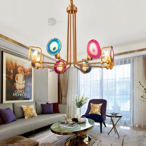 Pavone Long chandelier by Romatti