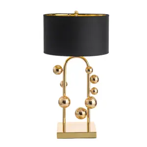 Дизайнерская настольная лампа с абажуром UTAH by Romatti