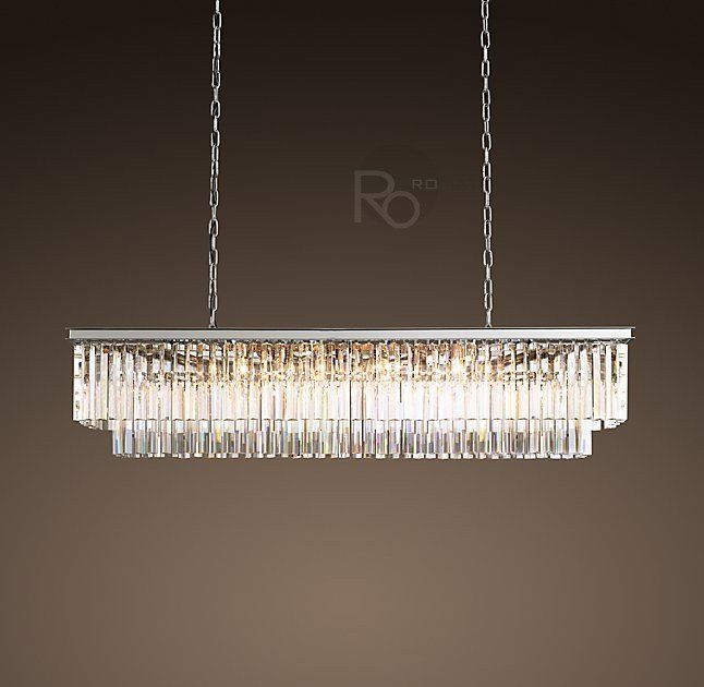FRINGE RECTANGULAR chandelier by Romatti