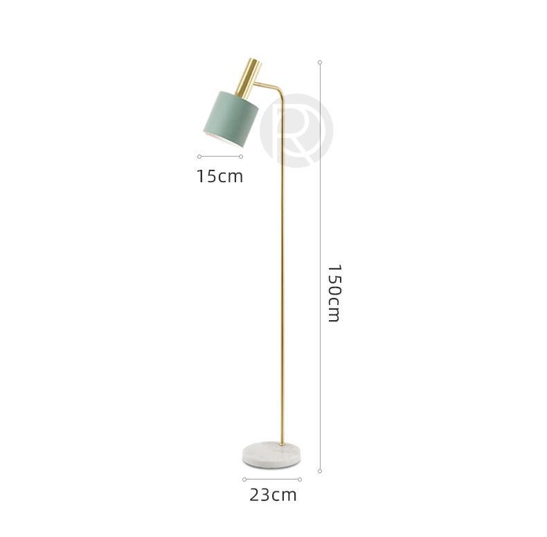 Designer floor lamp MARCATOR by Romatti