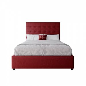 Teenage bed 140x200 red Royal Black