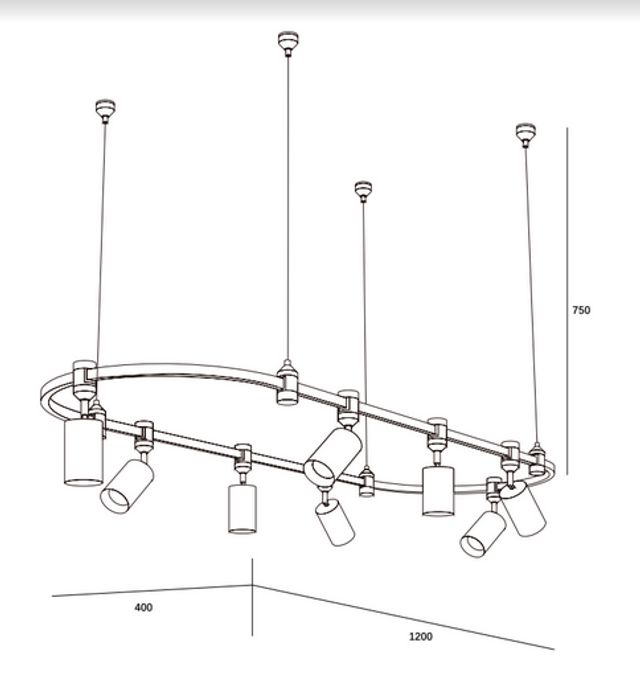 Chandelier JAMER by Romatti