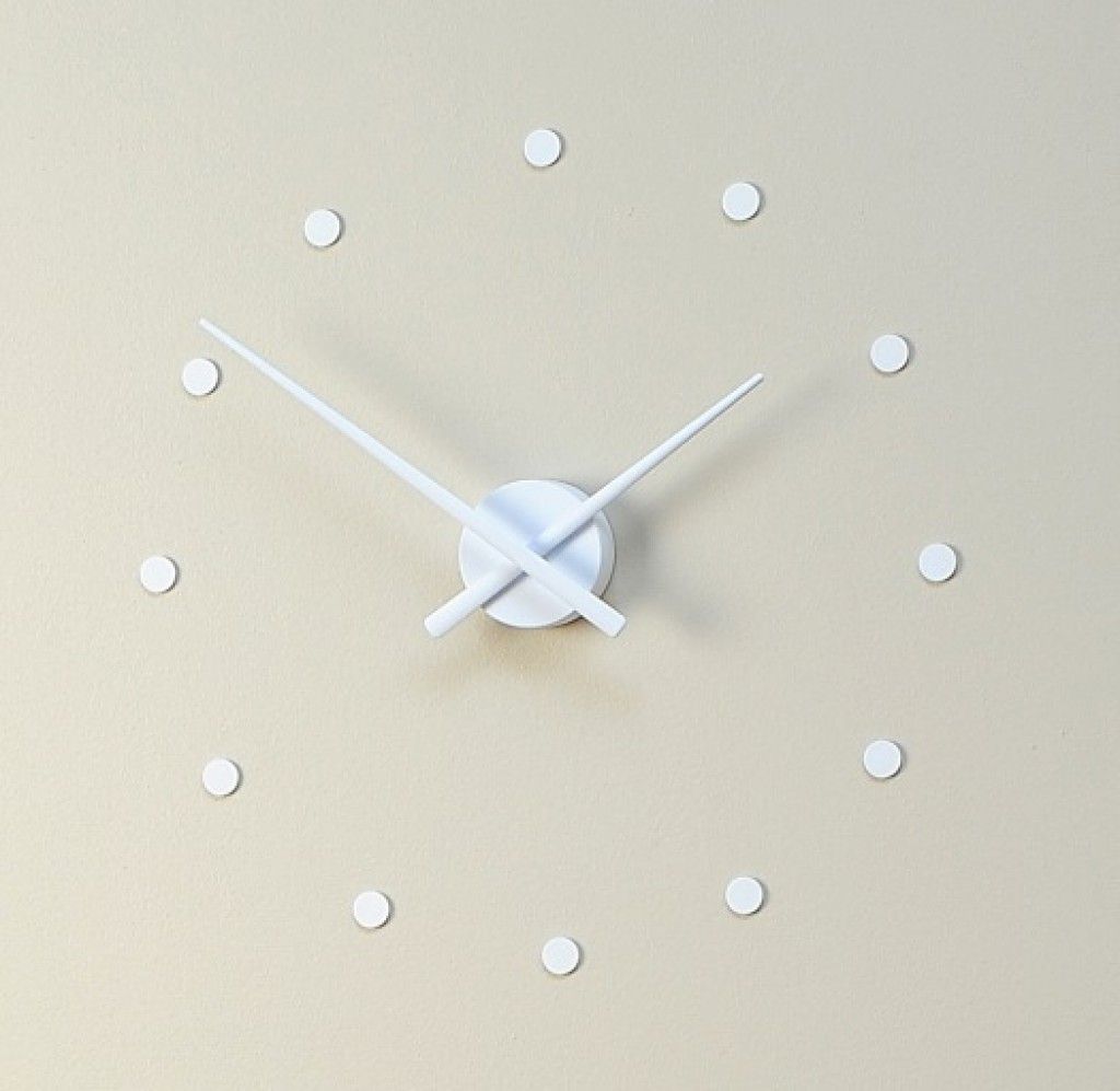 Часы Oj Mini White 50 см (белый)