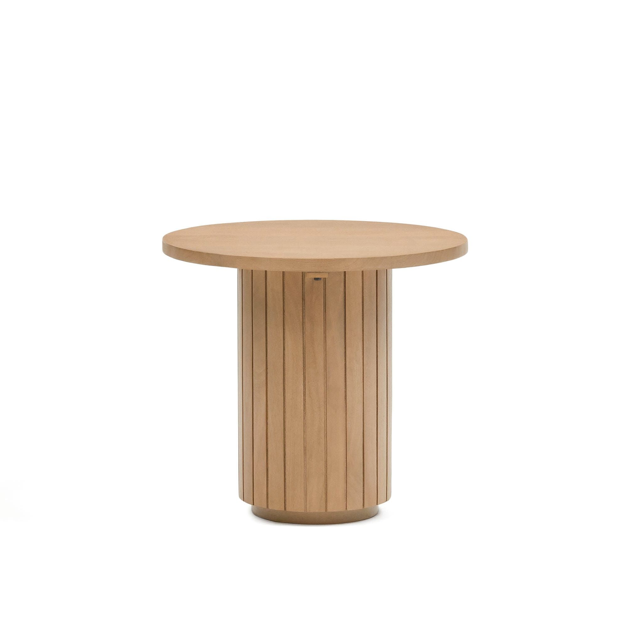 Licia Круглый столик из массива дерева манго Ø 60 см Licia