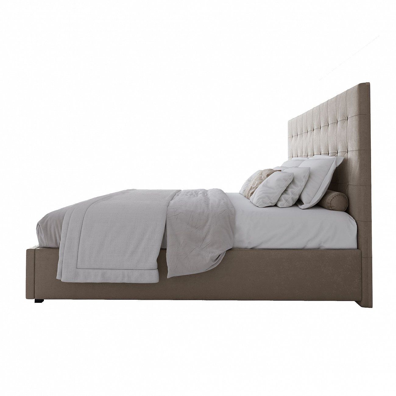 Large bed 200x200 Royal Black beige