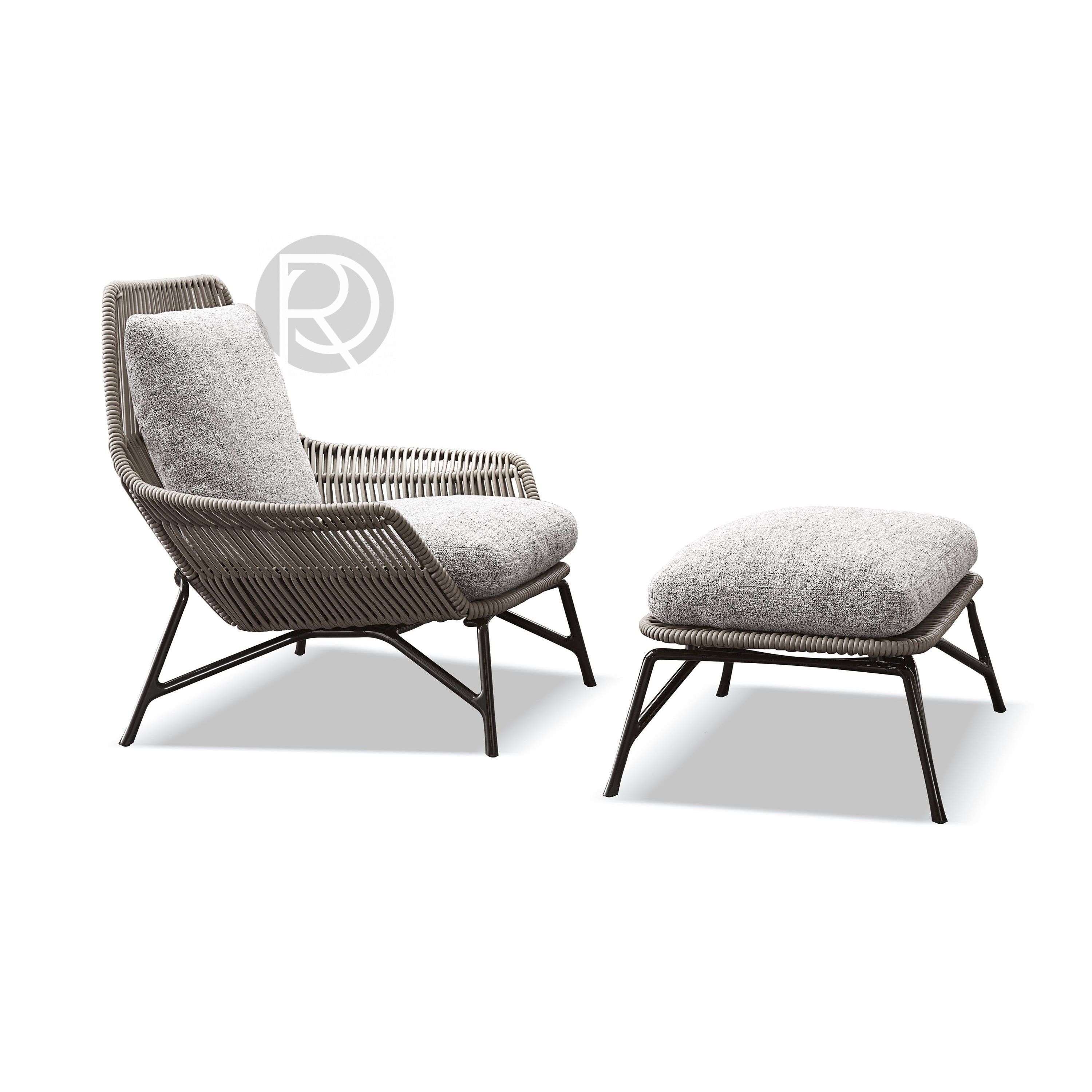 Outdoor chair PRINCE CORD by Minotti