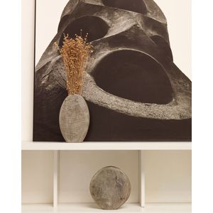 Tovah Большая мраморная ваза серого цвета 28 см