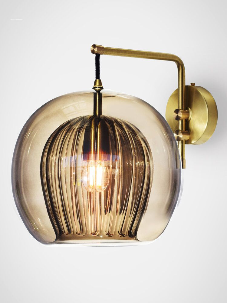 Wall lamp (Sconce) PLEATED CRYSTAL by Marc Wood