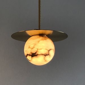 Дизайнерский подвесной светильник в современном стиле ALABASTER MOON by Matlight Milano