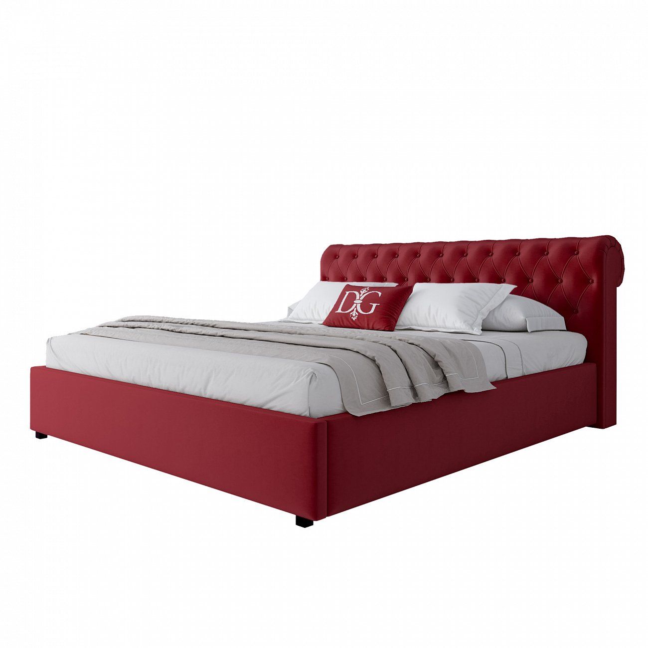 Double bed 180x200 cm red Sweet Dreams