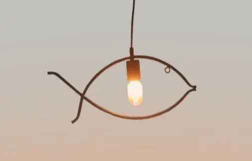 Fishbone Pendant lamp by Romatti