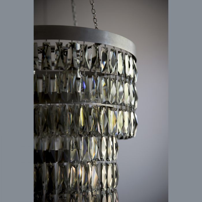 CRYSTAL LONG chandelier by Tigermoth