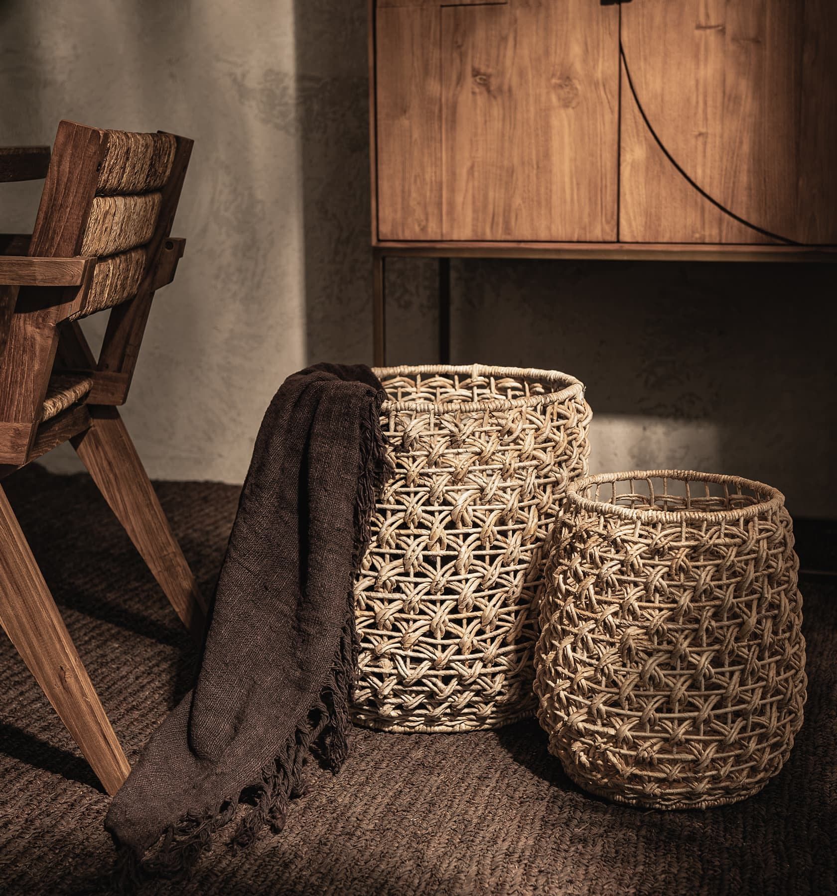 Set of two baskets SINDORO by DBODHI