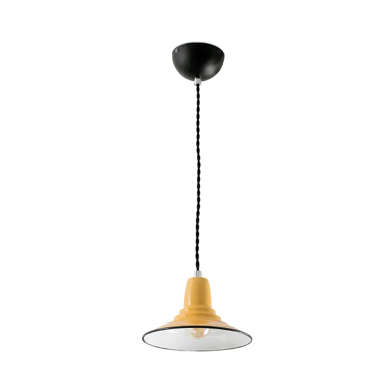Hanging lamp Faro Ninette yellow 64163