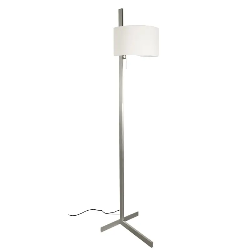 Stand-up alum floor lamp.+white 57210