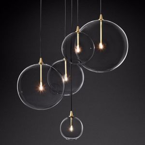 Дизайнерский подвесной светильник в современном стиле Glass Globe Mobile Cluster by Romatti