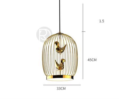 Designer pendant lamp TWEE T by Romatti