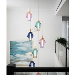 Дизайнерский подвесной светильник из стекла STAVERN by Romatti