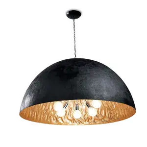 Подвесной светильник Faro Magma black+gold 29789