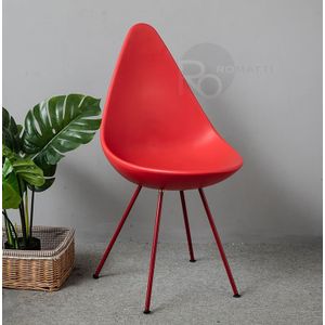 Дизайнерский пластиковый стул Drop by Romatti