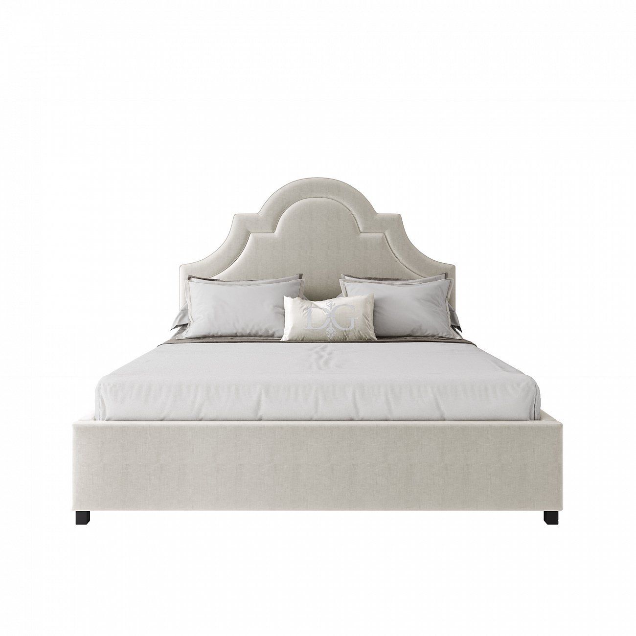 Kennedy Talc double bed 160x200 white