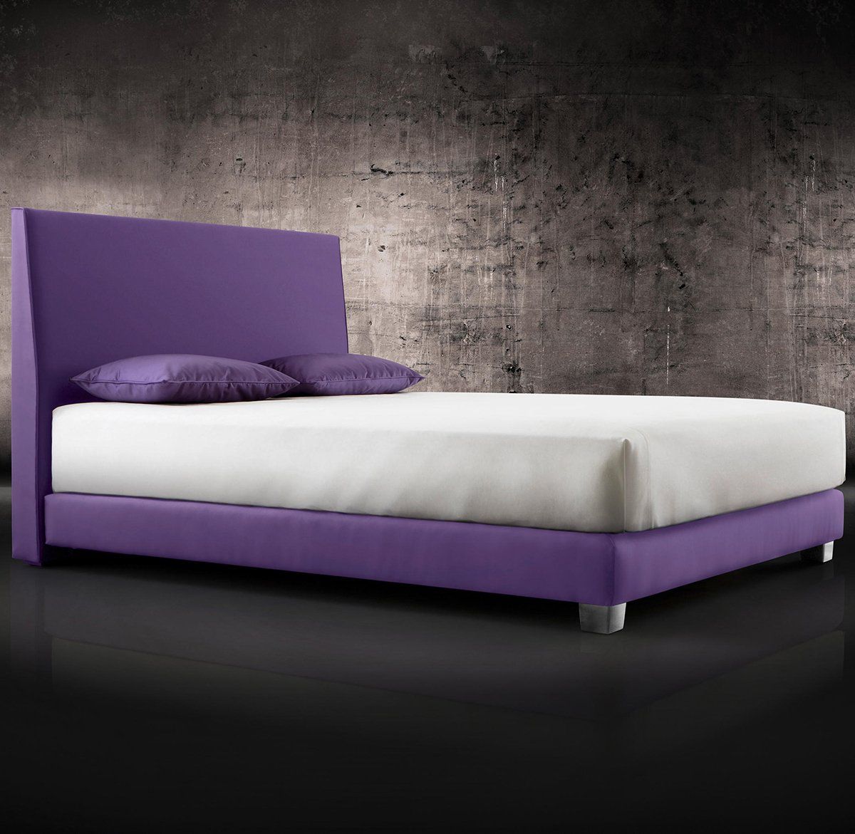 Кровать двуспальная 180х200 фиолетовая Collection Prestige