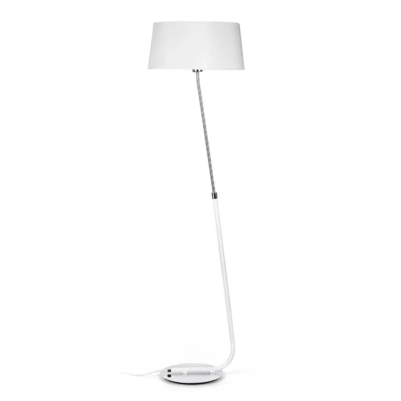 Floor lamp Hotel chrome+white 29943