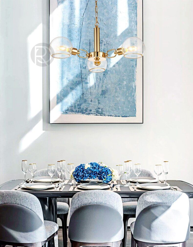Designer chandelier WHITE BLOOMING by Romatti