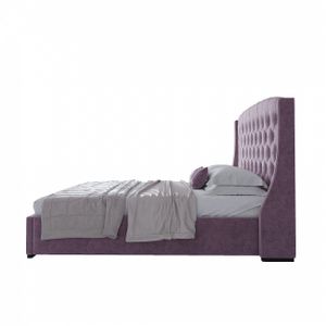 Кровать двуспальная 180х200 фиолетовая Hugo