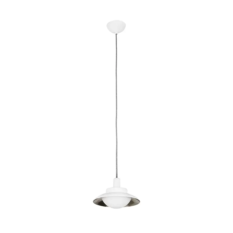 Hanging lamp Faro Side white+nickel 62137