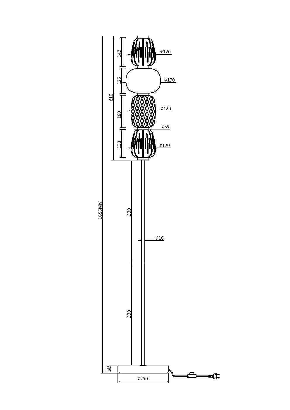 Напольный светильник (торшер) Pattern Modern