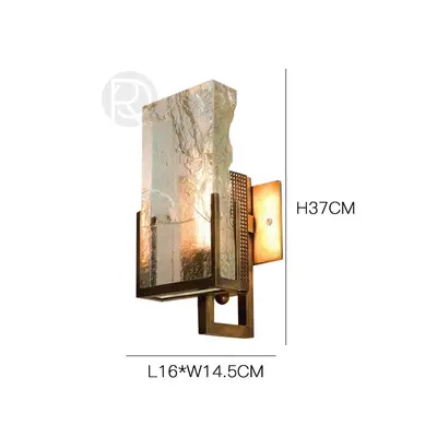 Designer wall lamp (Sconce) ICE by Romatti