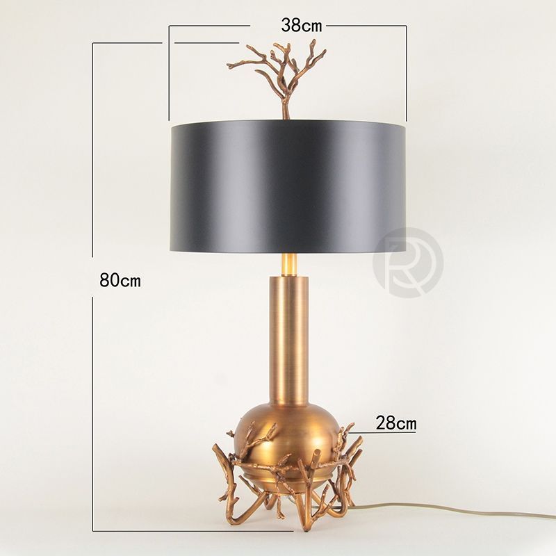 Дизайнерская настольная лампа DUCROS by Romatti