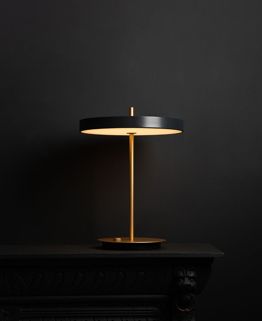 Asteria anthracite table lamp