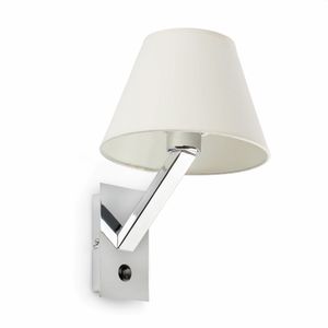 Moma chrome+white 68504 wall lamp