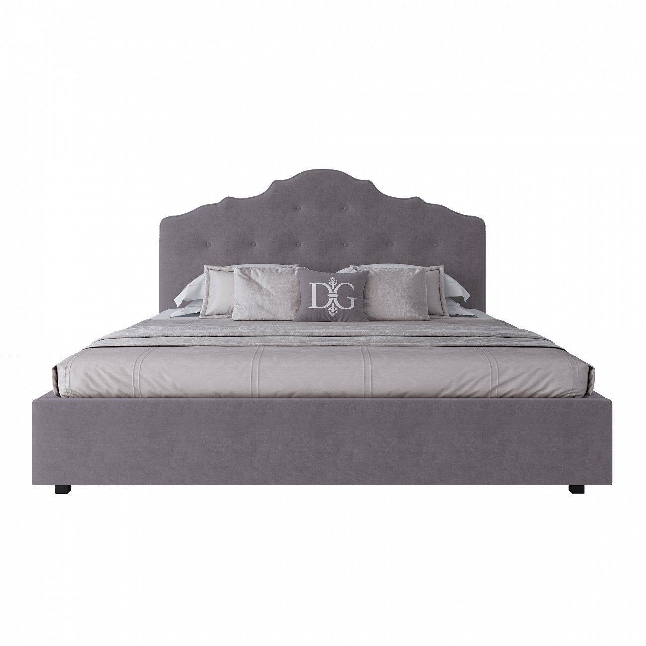 The bed is large 200x200 Palace grey