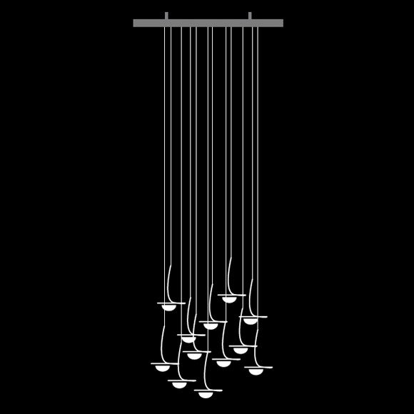 JACKIE Chandelier by Catellani & Smith Lights