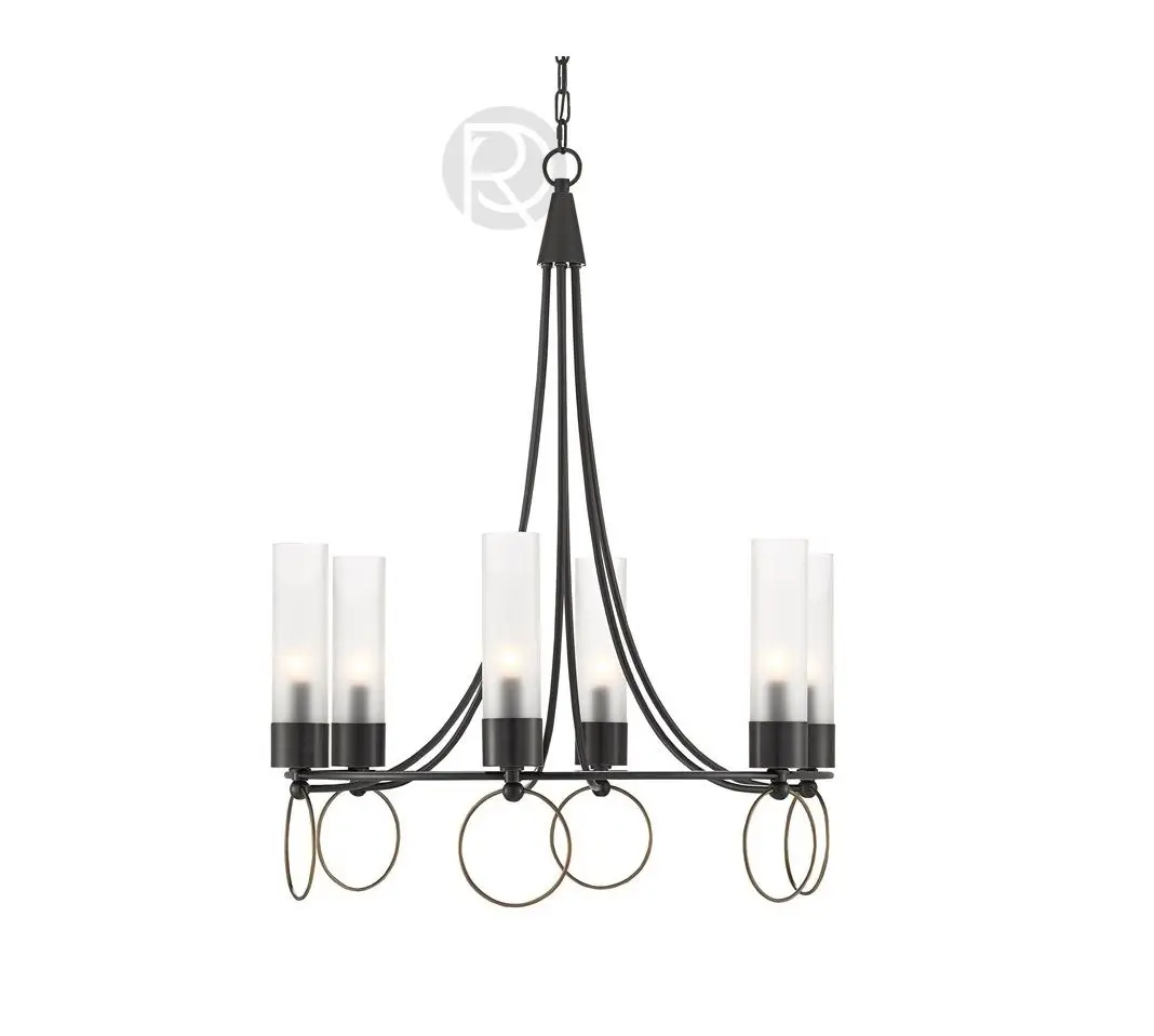 The RELAIS chandelier by Currey & Company