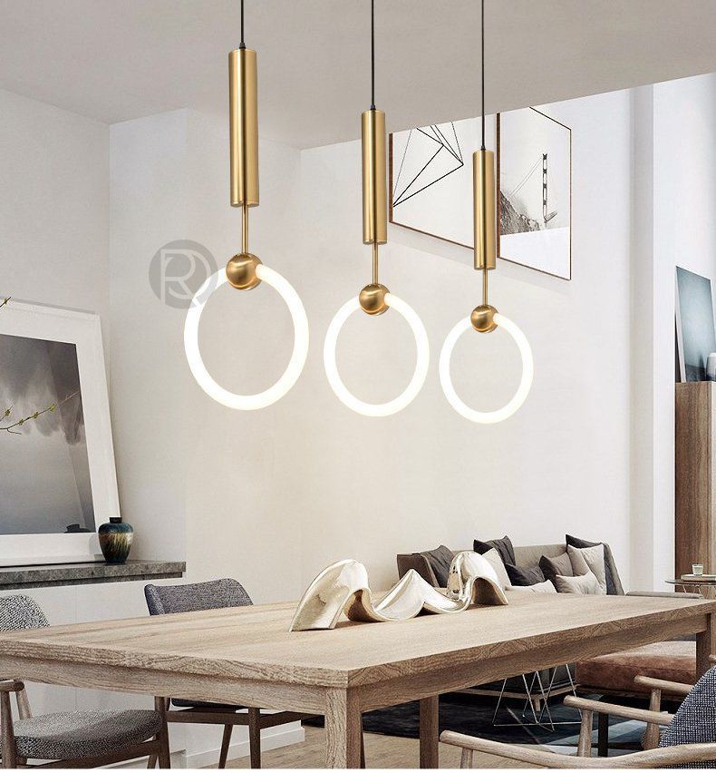 Designer pendant lamp RING |/ by Romatti