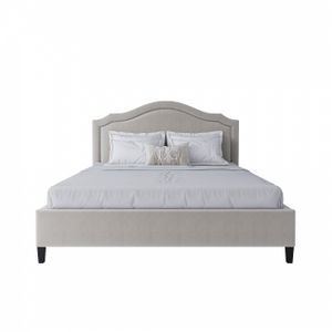 Cassis Upholstered double Bed 160x200 beige