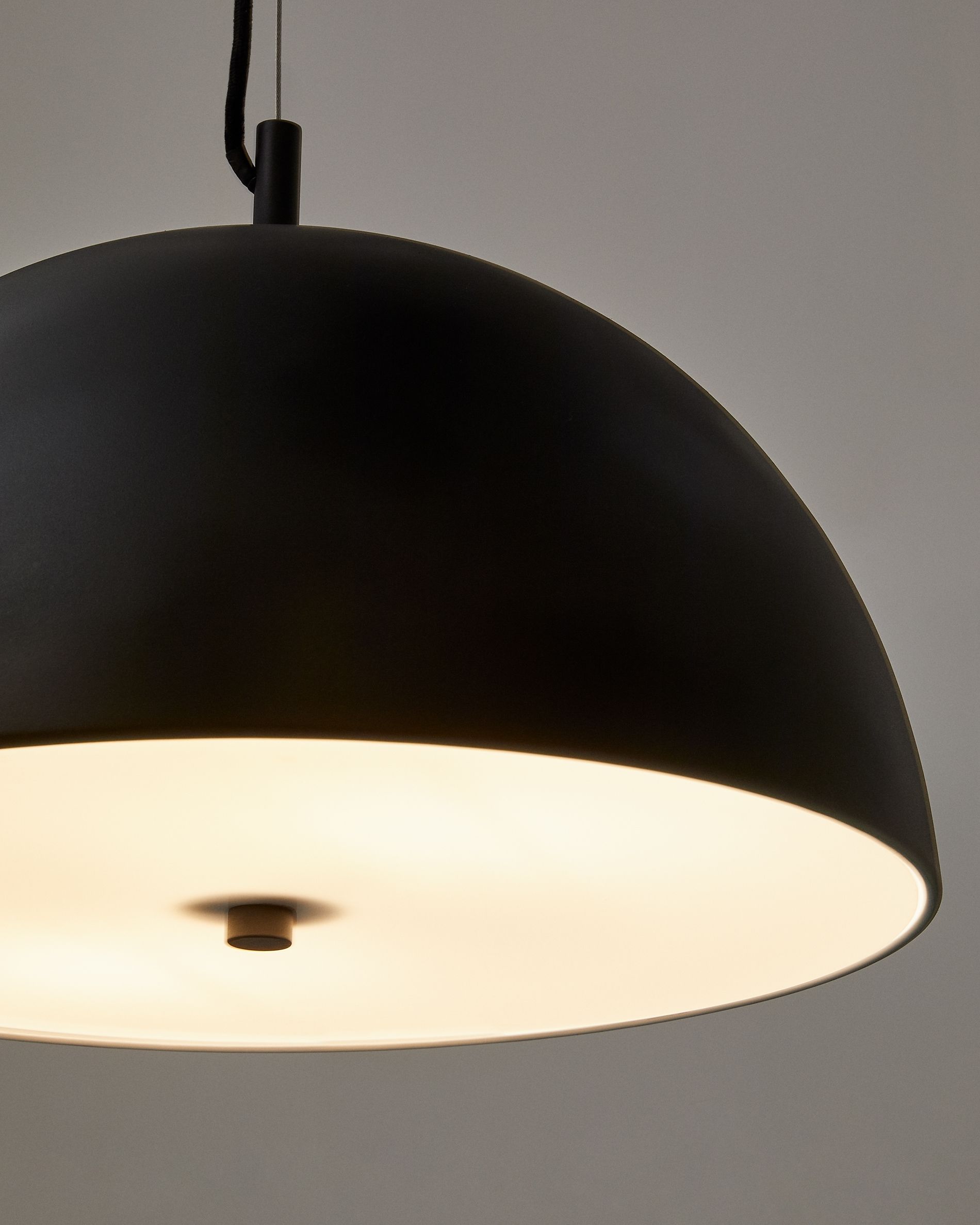 Металлический потолочный светильник Catlar черный Ø 40 см Catlar