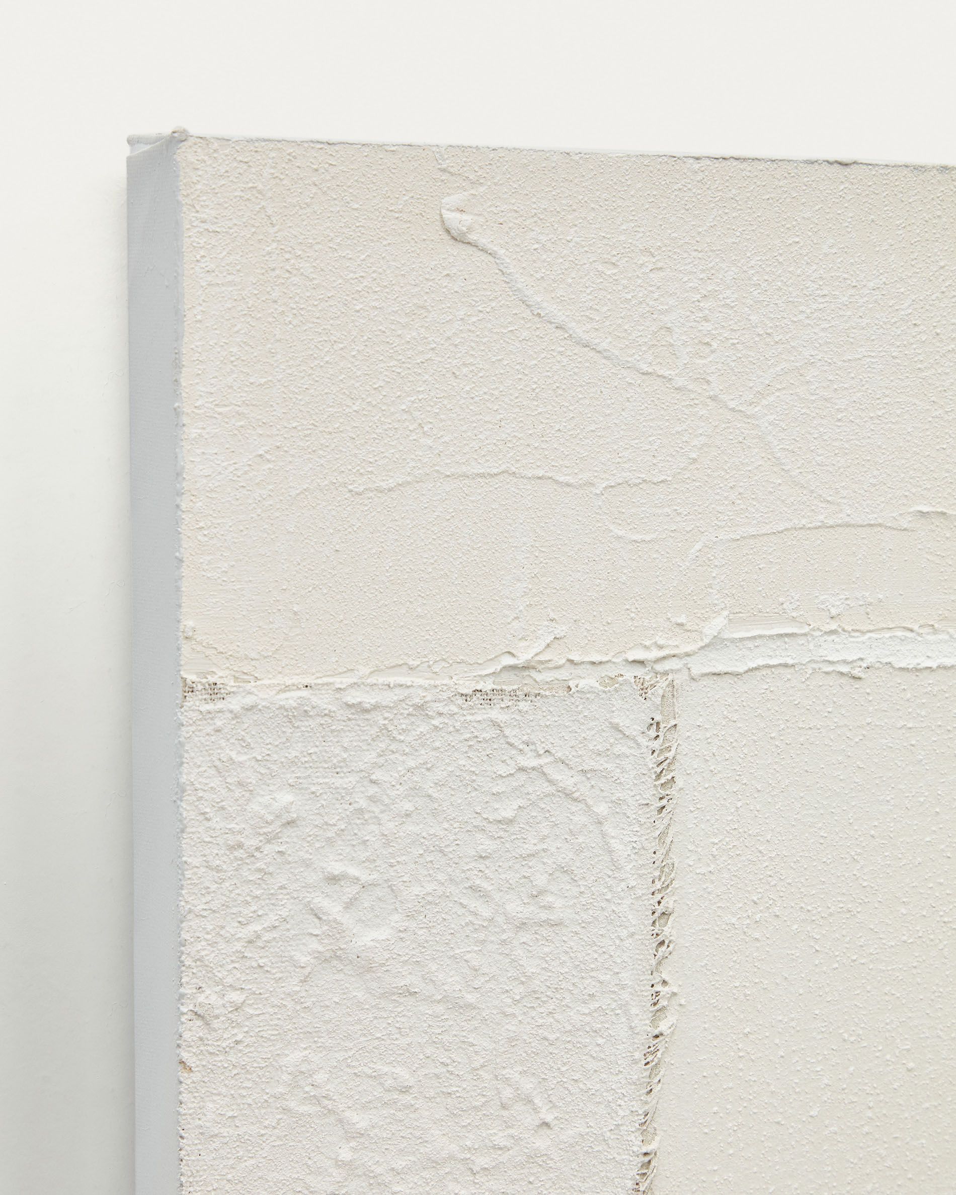 Pineda Набор из 2 абстрактных полотен белого цвета 30 x 40 см