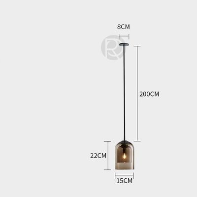 Designer pendant lamp LUMI by Romatti