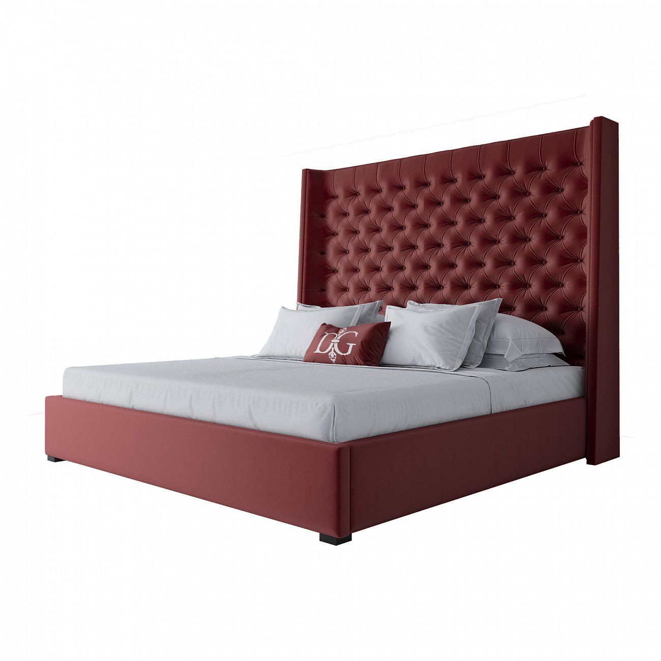 Big bed 200x200 Jackie King red