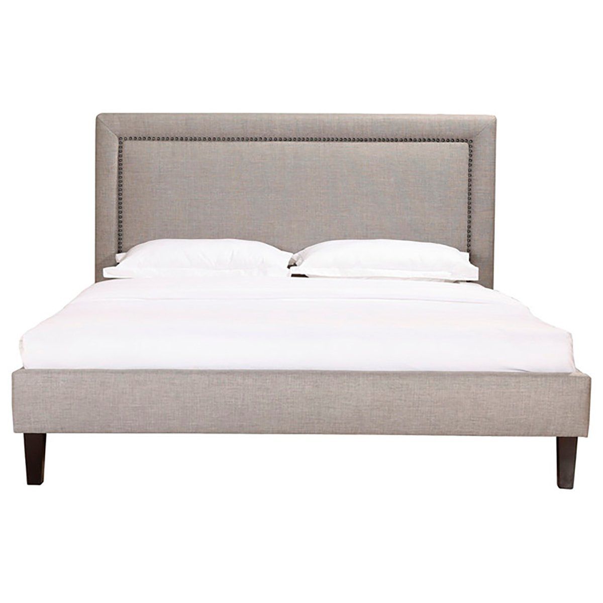 Double bed 180x200 grey Laval Upholstered